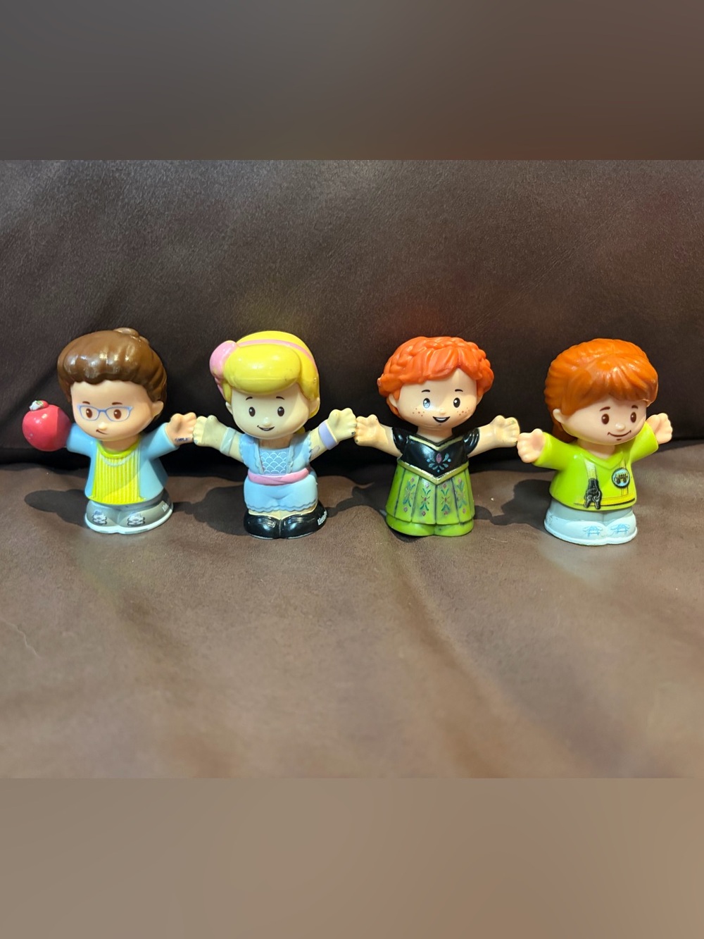Fisher Price Little People Bo Peep Anna Emily Teacher 4 Figure Lot